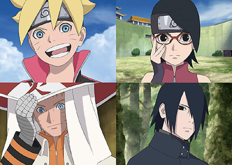 Naruto e Sasuke conhecem o primeiro filho de Kakashi - Boruto: Naruto Next  Generations 